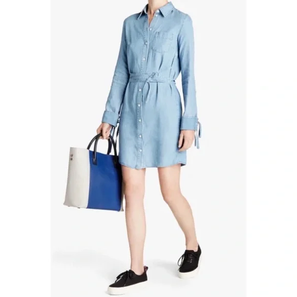 white christmas dresses Michael Kors denim dress – USASHOPDIRECT LLC